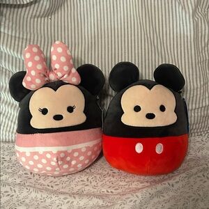 Disney Mickey and Minnie 8” Squishmallows